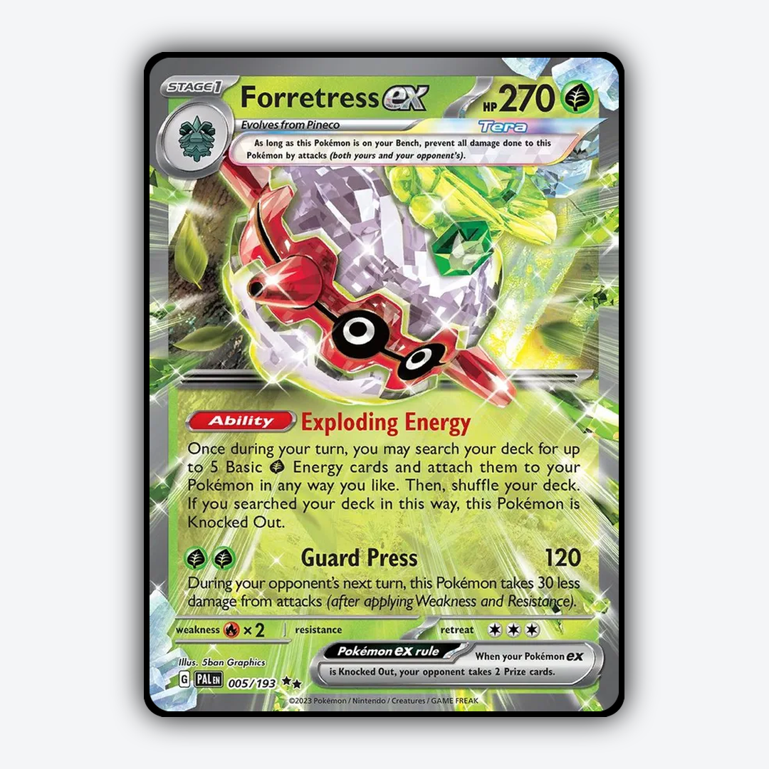 Forretress ex 005/193 - Paldea Evolved Set - Card Rug
