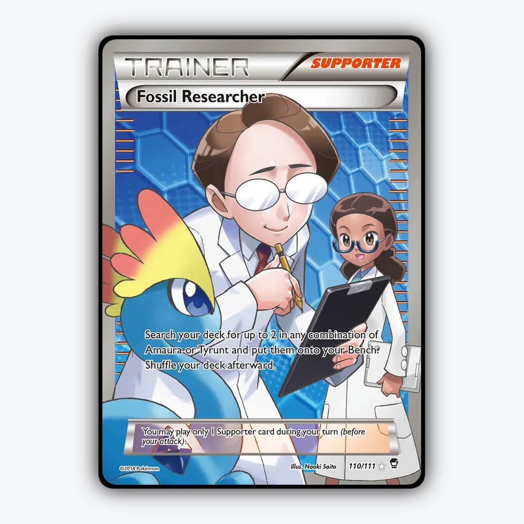 Fossil Researcher 110/111 - Furious Fists Set - Card Rug
