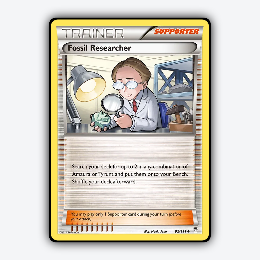 Fossil Researcher 092/111 - Furious Fists Set - Card Rug