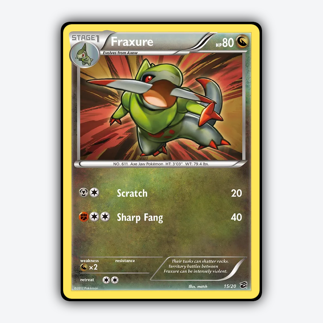 Fraxure 015/20 - Dragon Vault Set - Card Rug