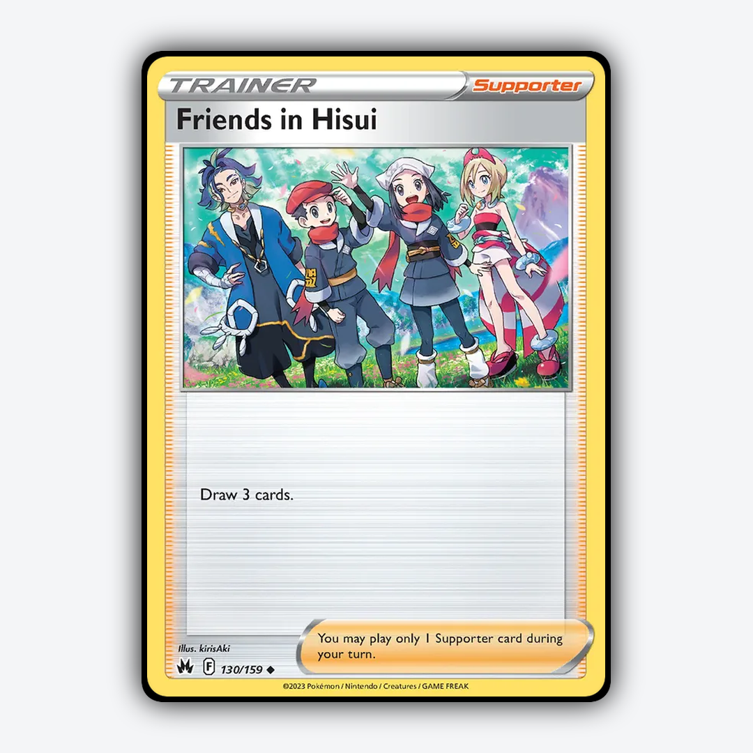 Friends in Hisui 130/159 - Crown Zenith Set - Card Rug