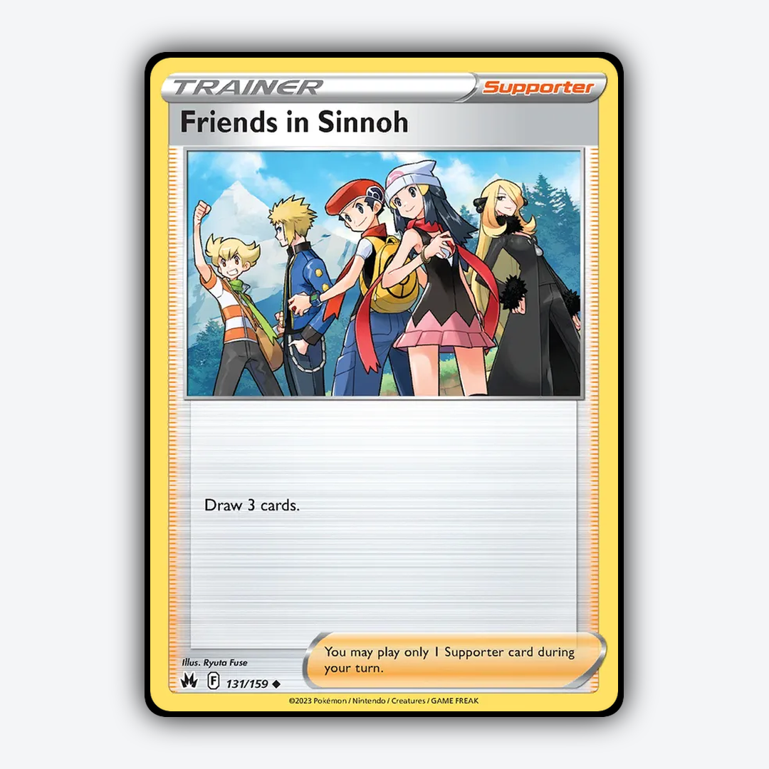 Friends in Sinnoh 131/159 - Crown Zenith Set - Card Rug
