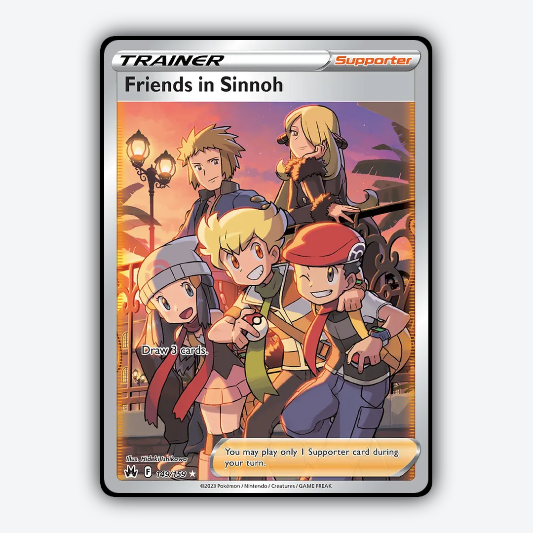 Friends in Sinnoh 149/159 - Crown Zenith Set - Card Rug