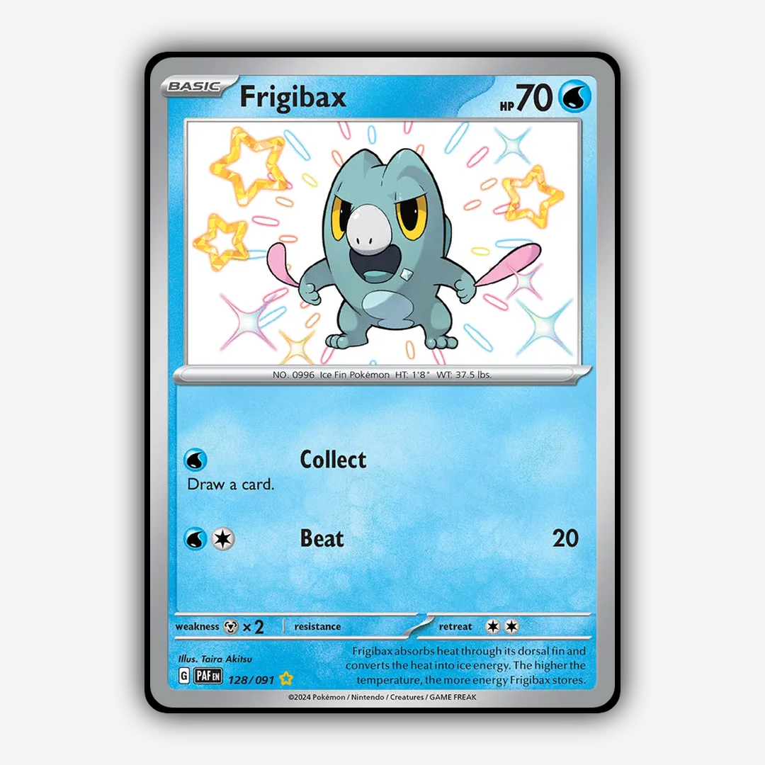 Frigibax #128 - Paldean Fates Set - Card Rug