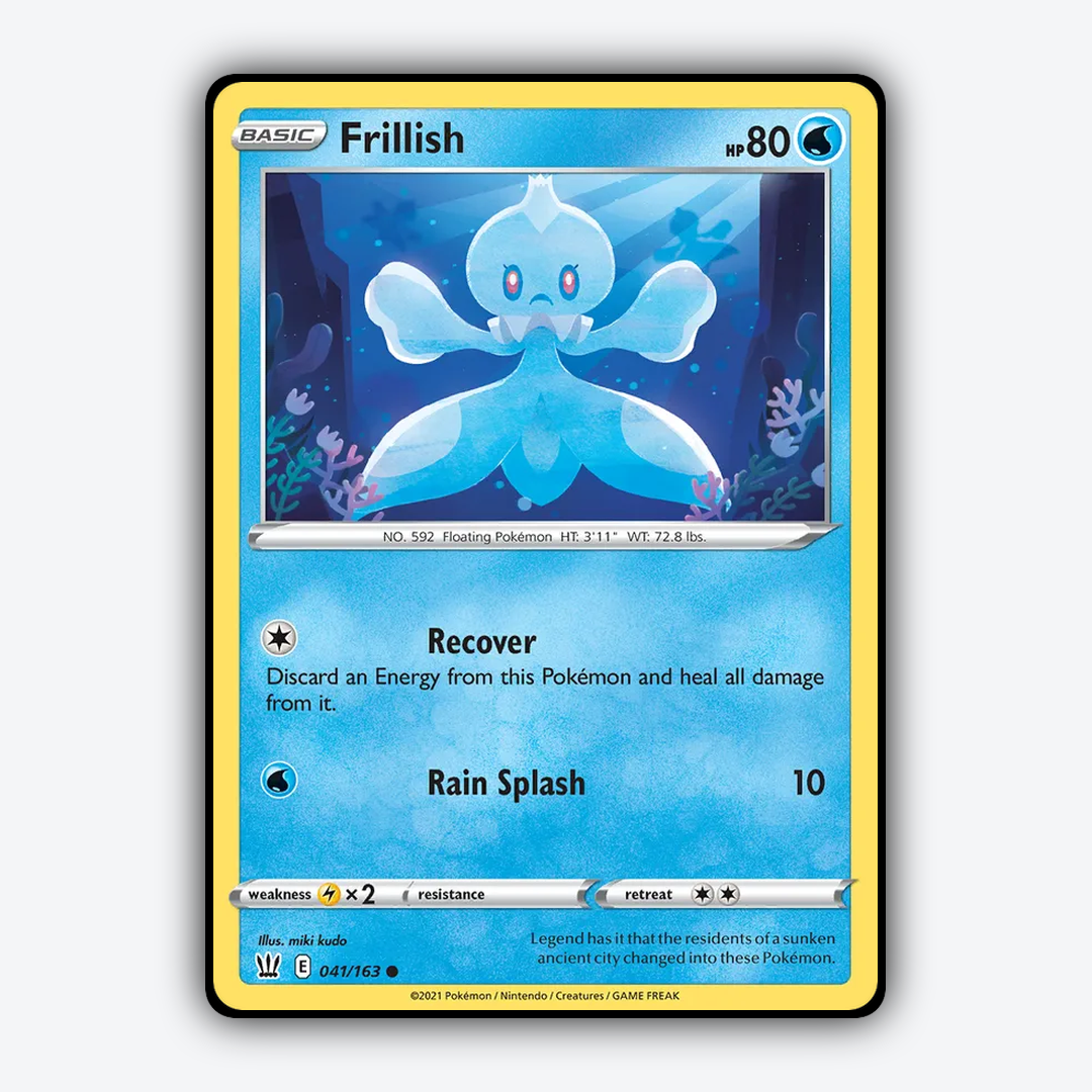 Frillish 041/163 - Battle Styles Set - Card Rug