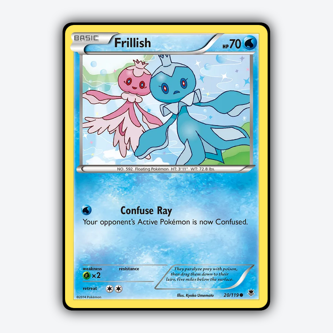 Frillish 020/119 - Phantom Forces Set - Card Rug