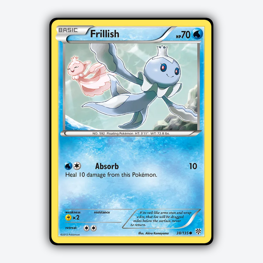 Frillish 038/135 - Plasma Storm Set - Card Rug