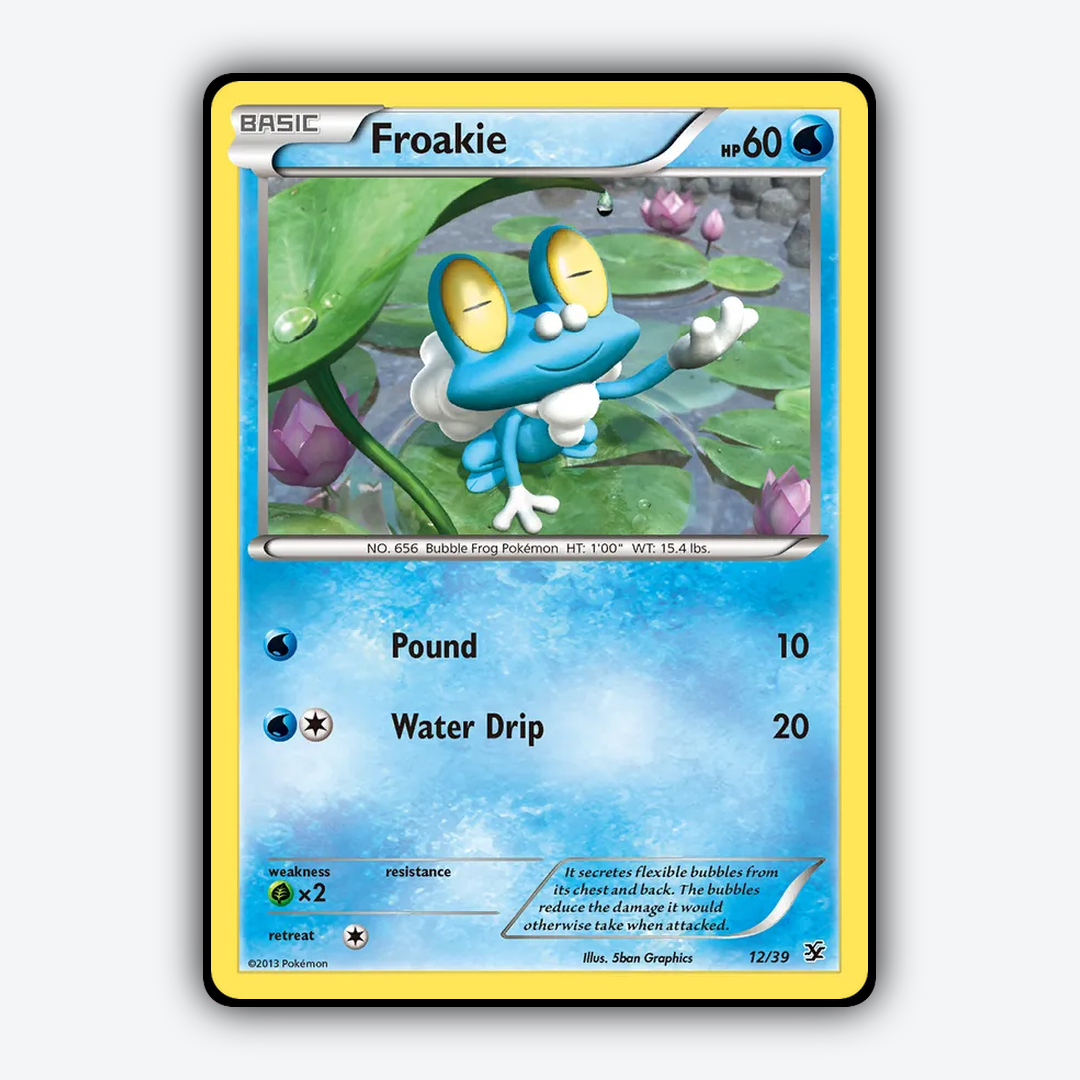 Froakie 012/39 - Kalos Starter Set - Card Rug