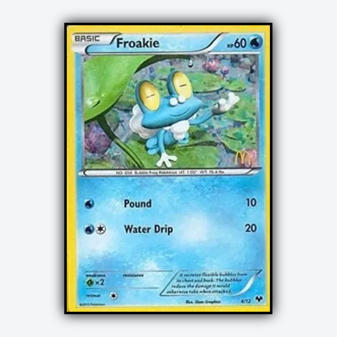 Froakie 004/12 - McDonald's Collection 2014 Set - Card Rug