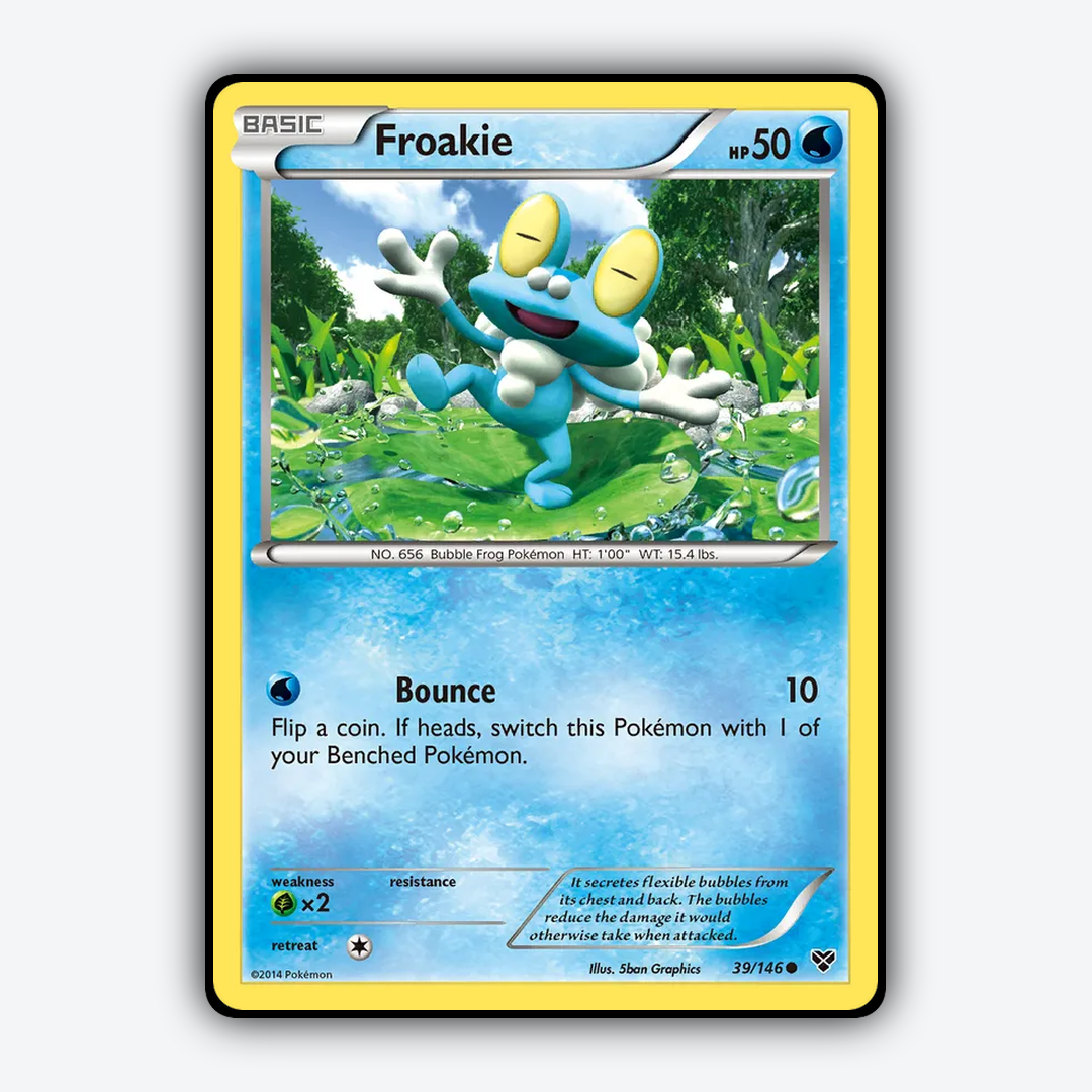 Froakie 039/146 - XY Set - Card Rug