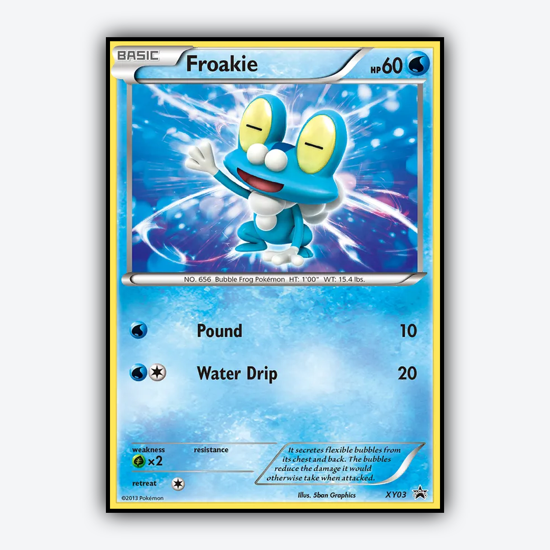 Froakie #3 - XY Black Star Promos Set - Card Rug