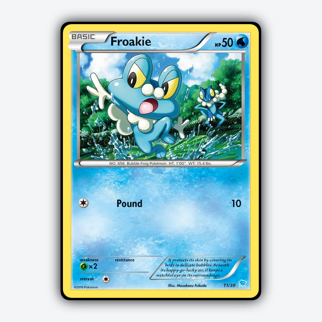 Froakie 011/30 - XY Trainer Kit Suicune Set - Card Rug