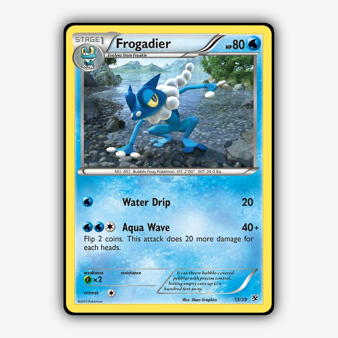 Frogadier 013/39 - Kalos Starter Set - Card Rug