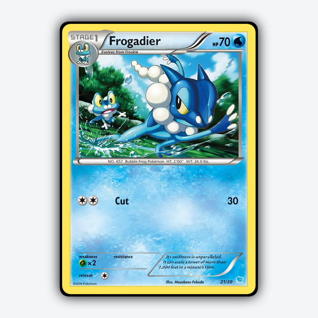 Frogadier 021/30 - XY Trainer Kit Suicune Set - Card Rug