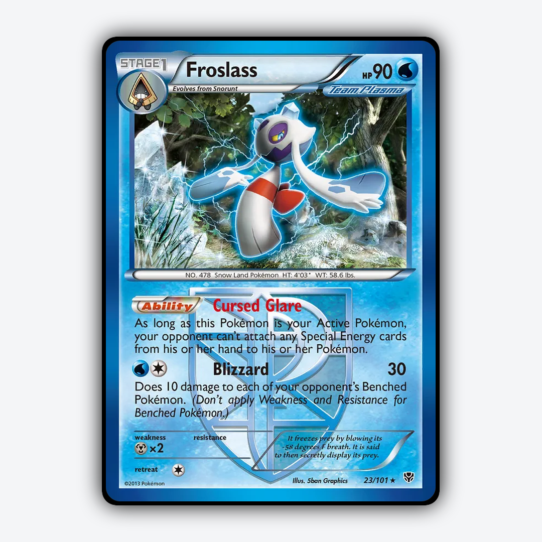 Froslass 023/101 - Plasma Blast Set - Card Rug