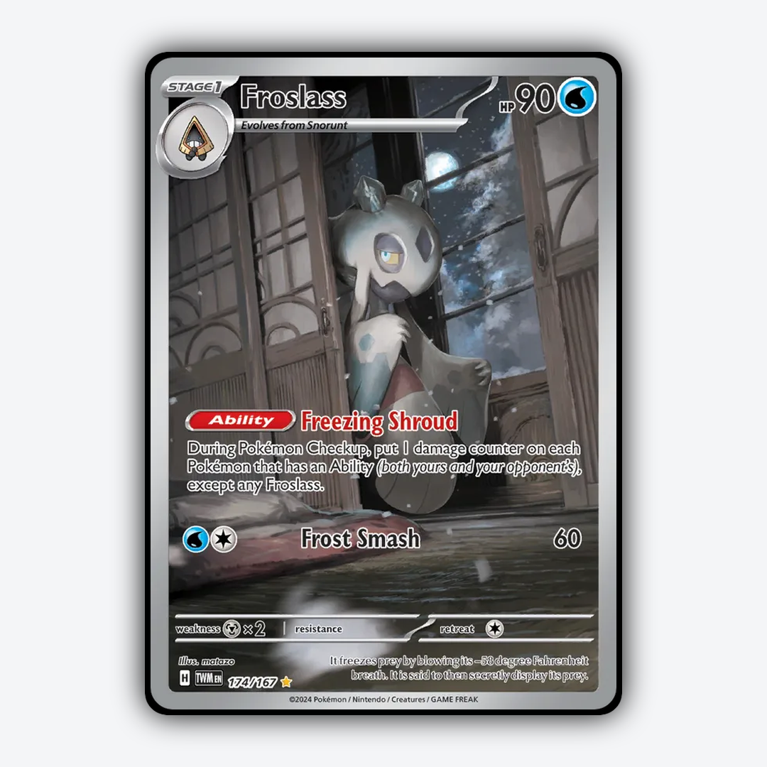 Froslass #174 - Twilight Masquerade Set - Card Rug