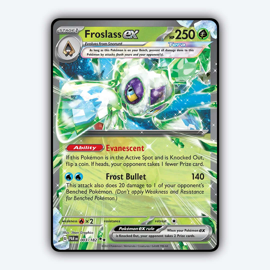 Froslass ex #3 - Paradox Rift Set - Card Rug