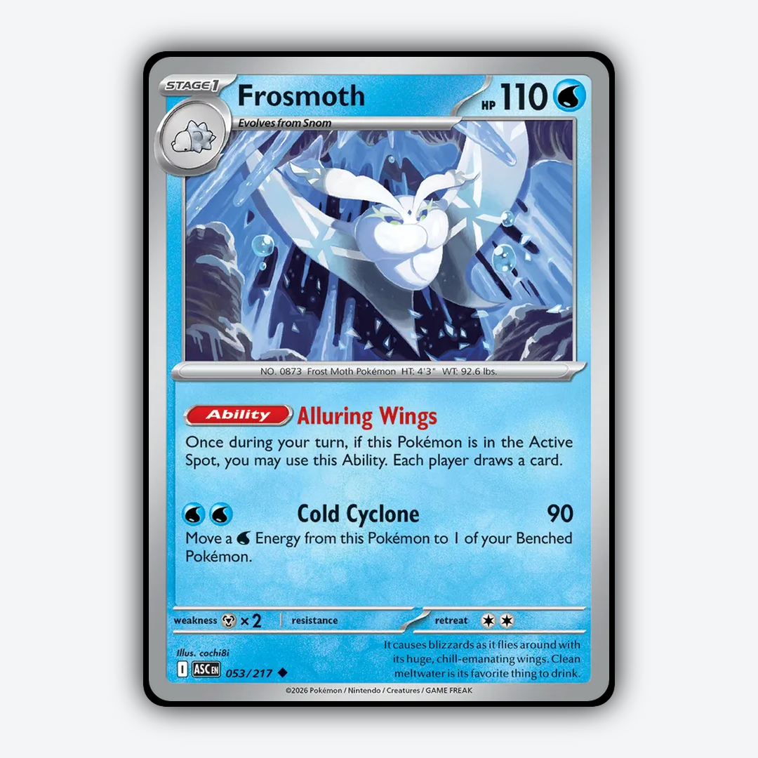 Frosmoth 053/217 - Ascended Heroes Set - Card Rug