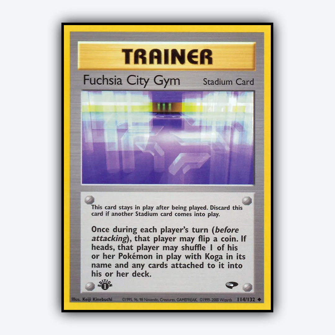Fuchsia City Gym 114/132 - Gym Challenge Set - Card Rug