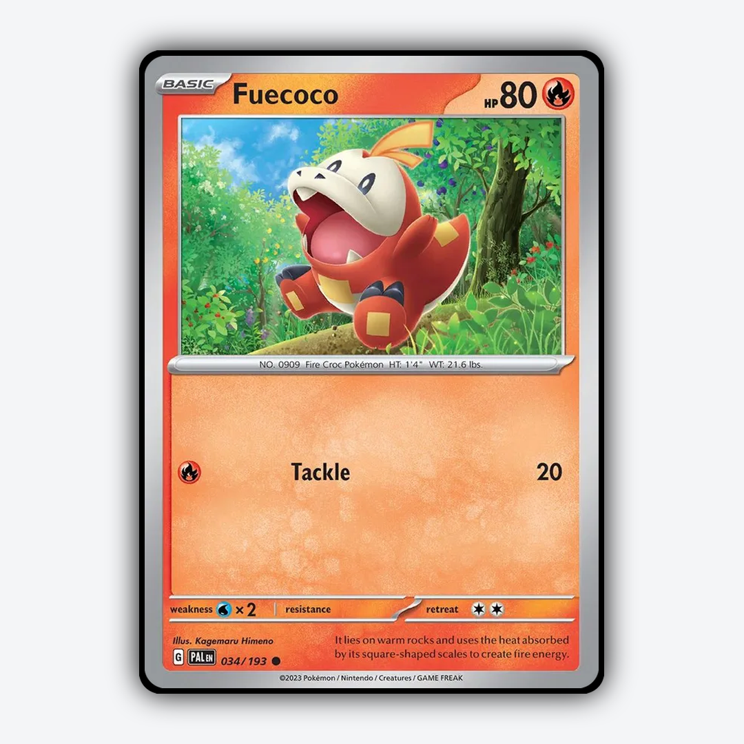 Fuecoco 034/193 - Paldea Evolved Set - Card Rug