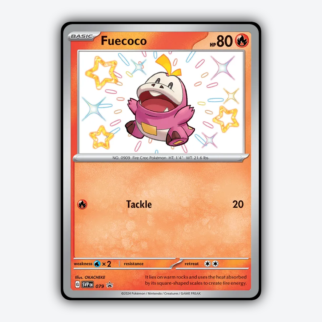 Fuecoco #79 - Scarlet & Violet Black Star Promos Set - Card Rug