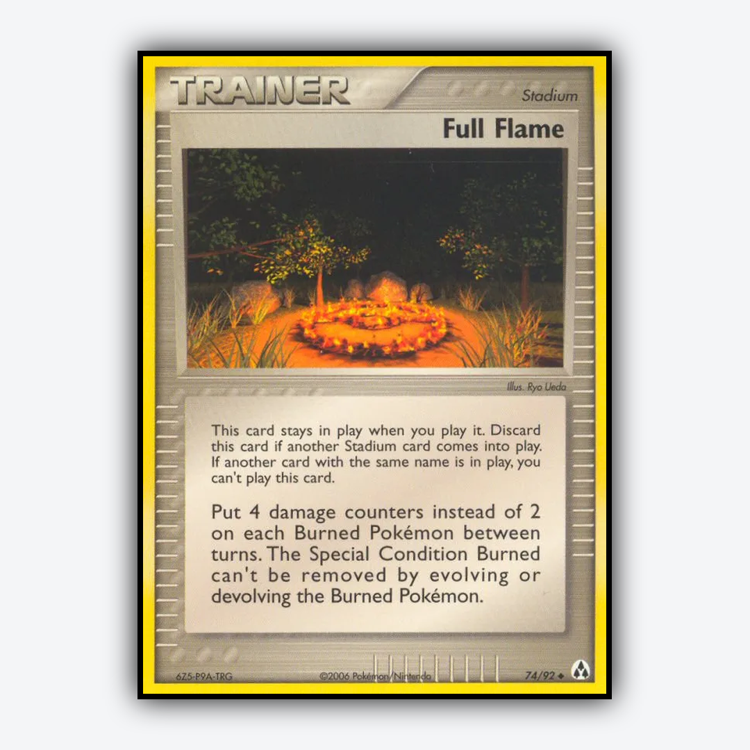 Full Flame 074/92 - Legend Maker Set - Card Rug
