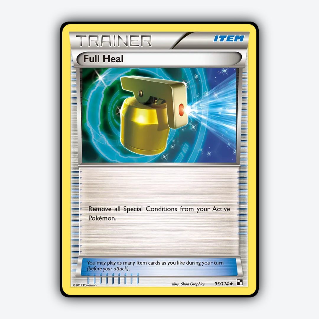 Full Heal 095/114 - Black & White Set - Card Rug
