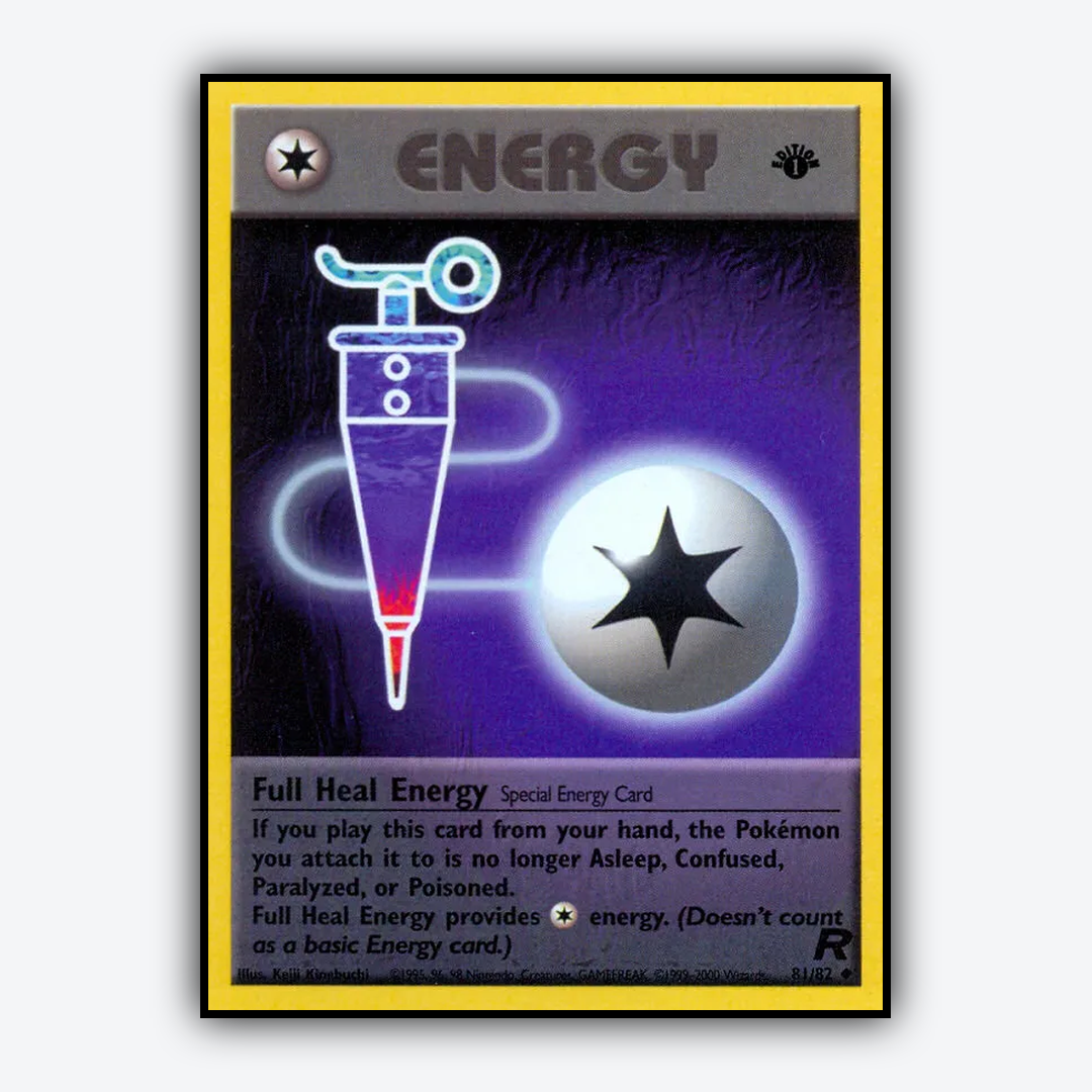 Full Heal Energy 081/82 - Team Rocket Set - Card Rug