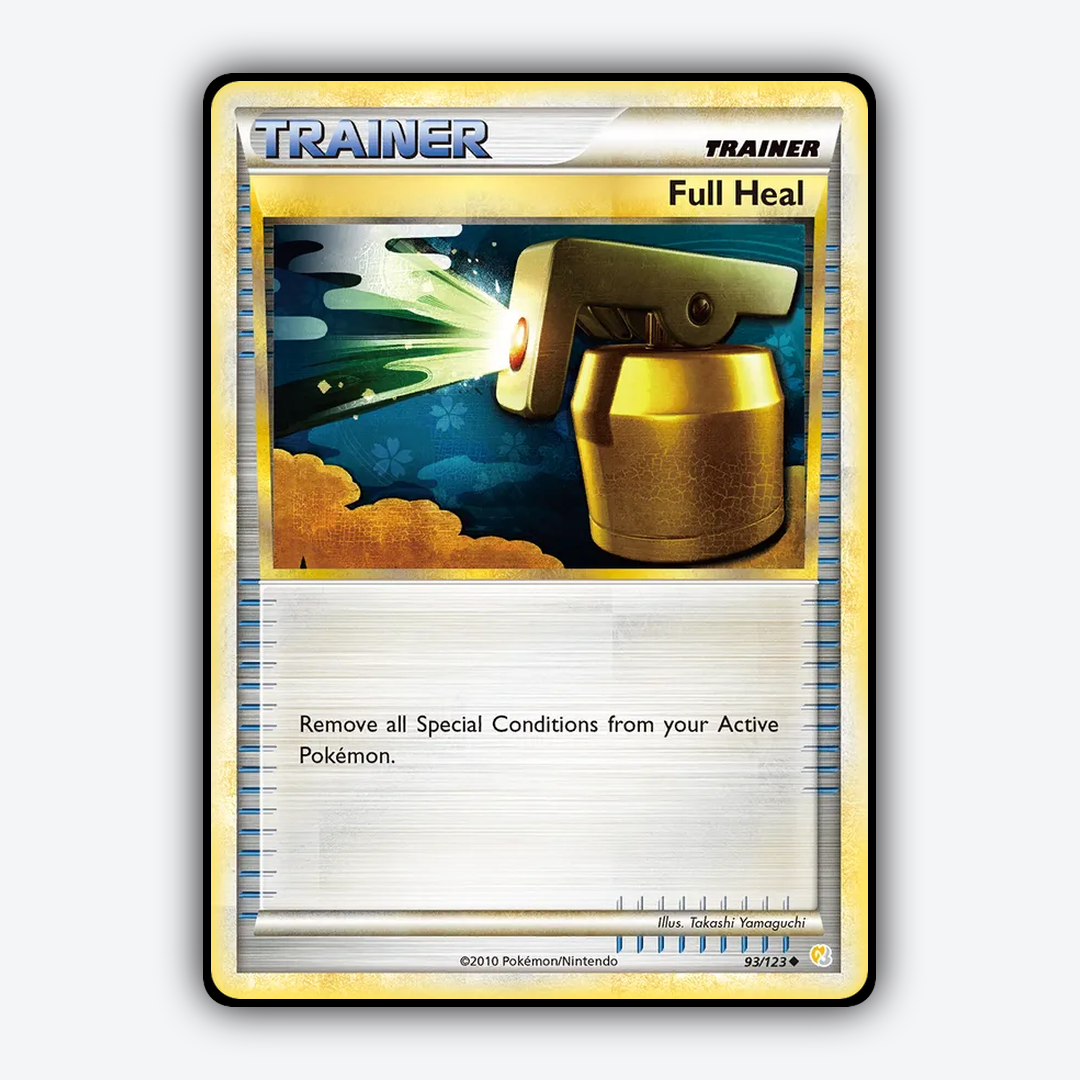 Full Heal 093/123 - HeartGold & SoulSilver Set - Card Rug