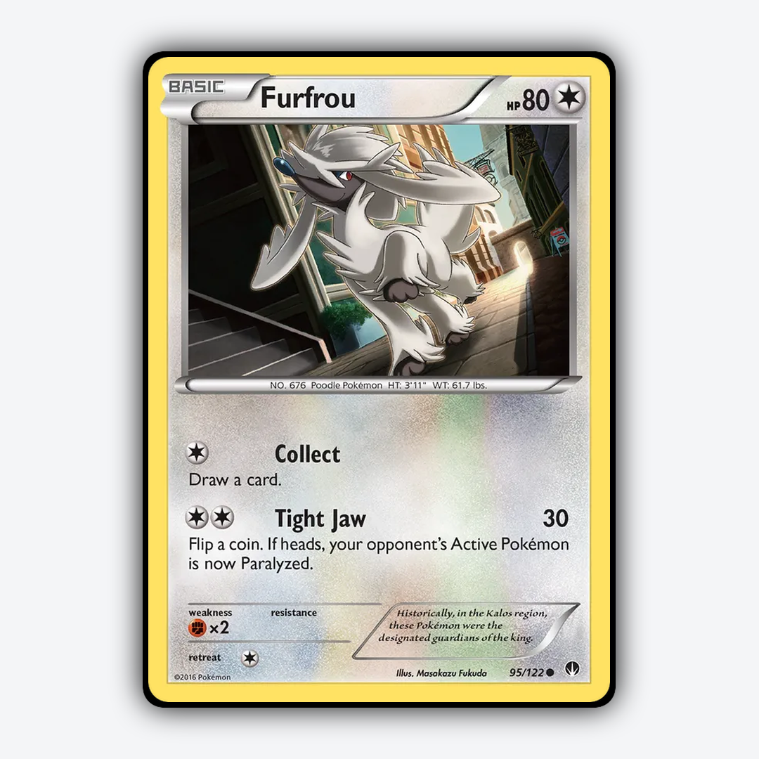 Furfrou 095/122 - BREAKpoint Set - Card Rug