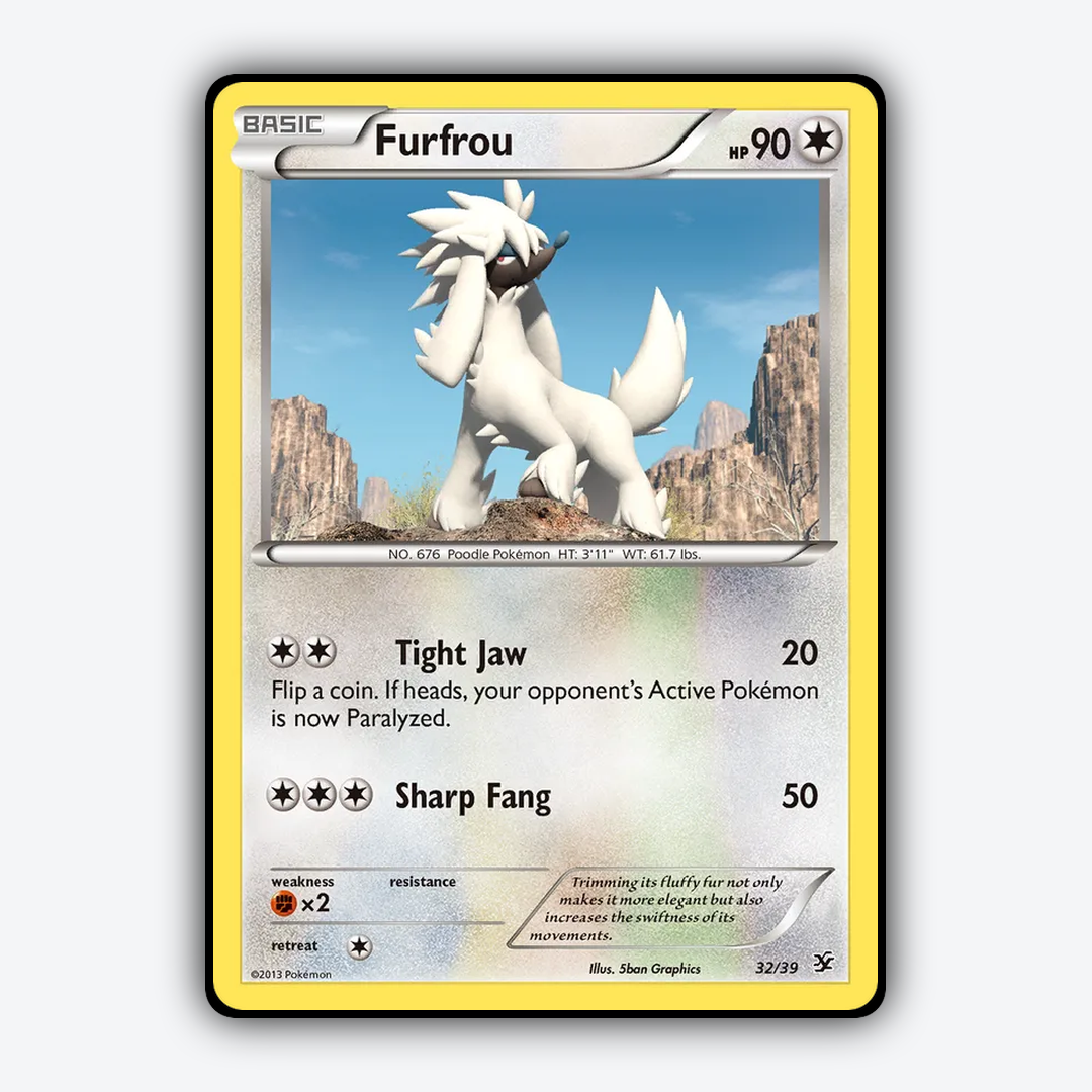 Furfrou 032/39 - Kalos Starter Set - Card Rug