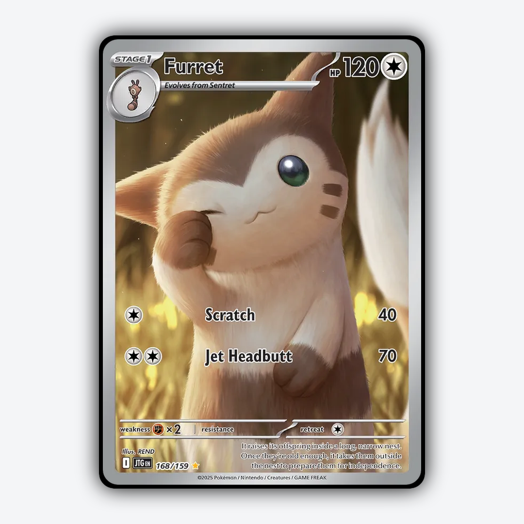 Furret #168 - Journey Together Set - Card Rug