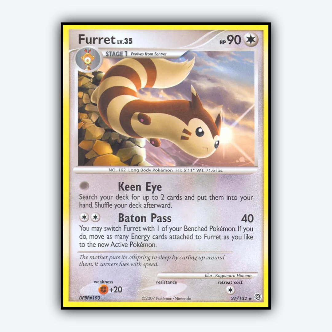 Furret 027/132 - Secret Wonders Set - Card Rug