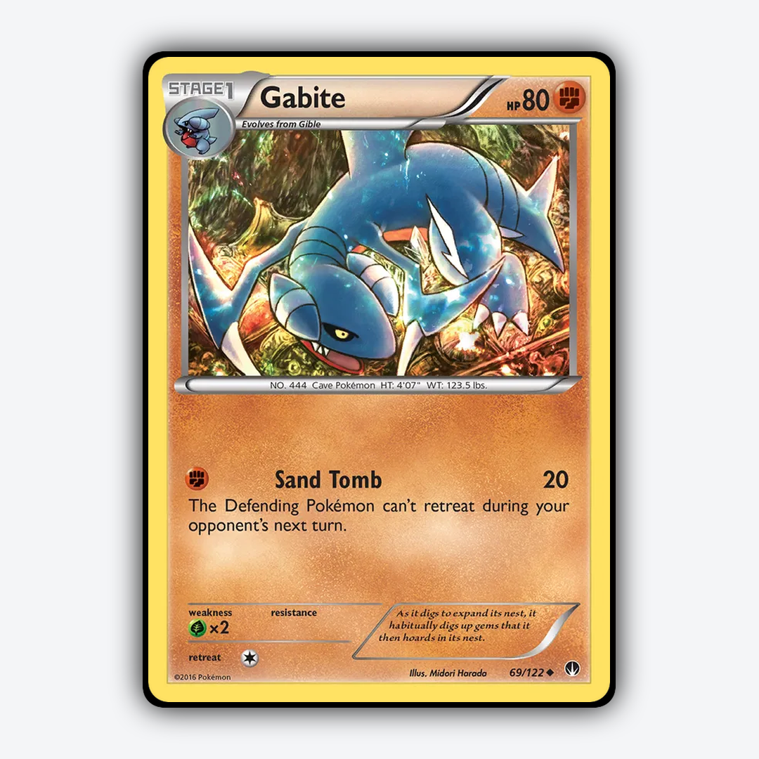 Gabite 069/122 - BREAKpoint Set - Card Rug