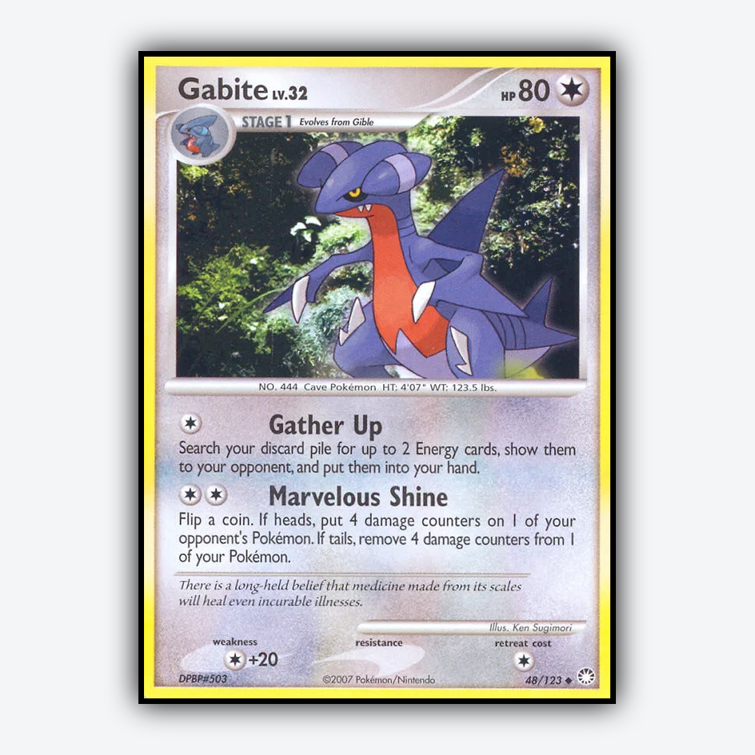 Gabite 048/123 - Mysterious Treasures Set - Card Rug