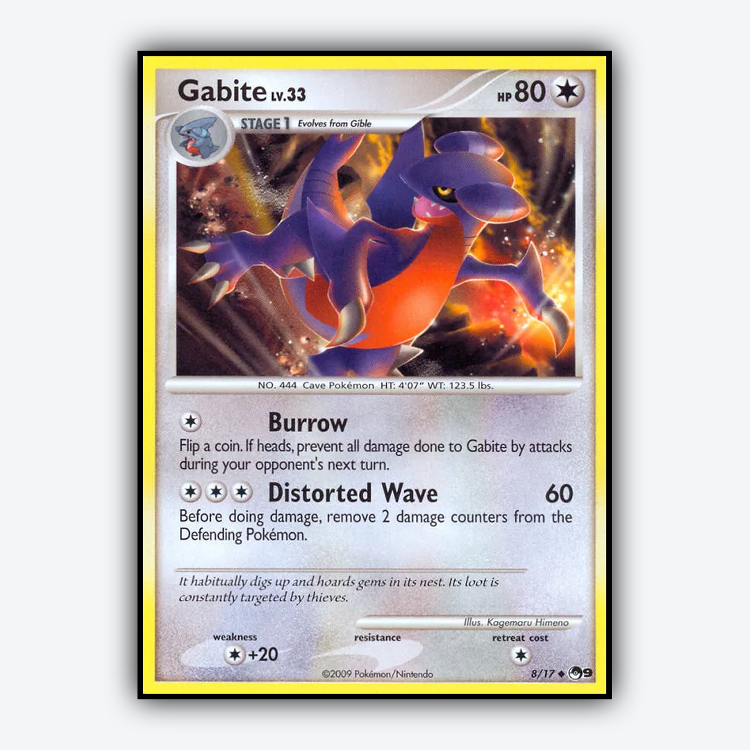 Gabite 008/17 - POP Series 9 Set - Card Rug