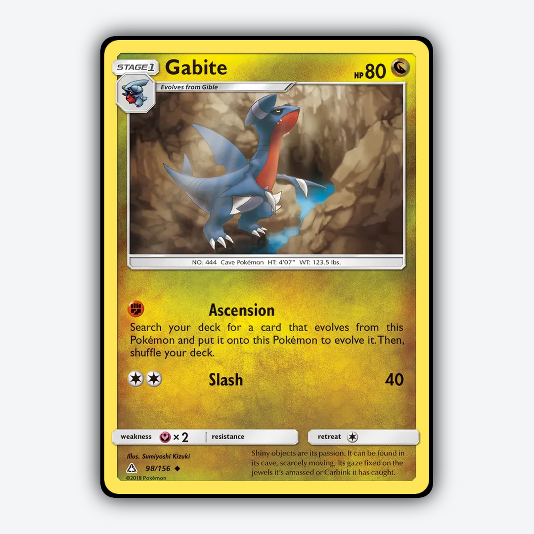 Gabite 098/156 - Ultra Prism Set - Card Rug