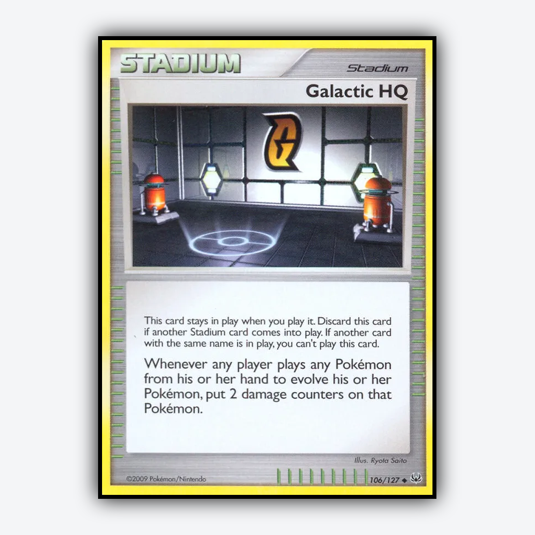 Galactic HQ 106/127 - Platinum Set - Card Rug