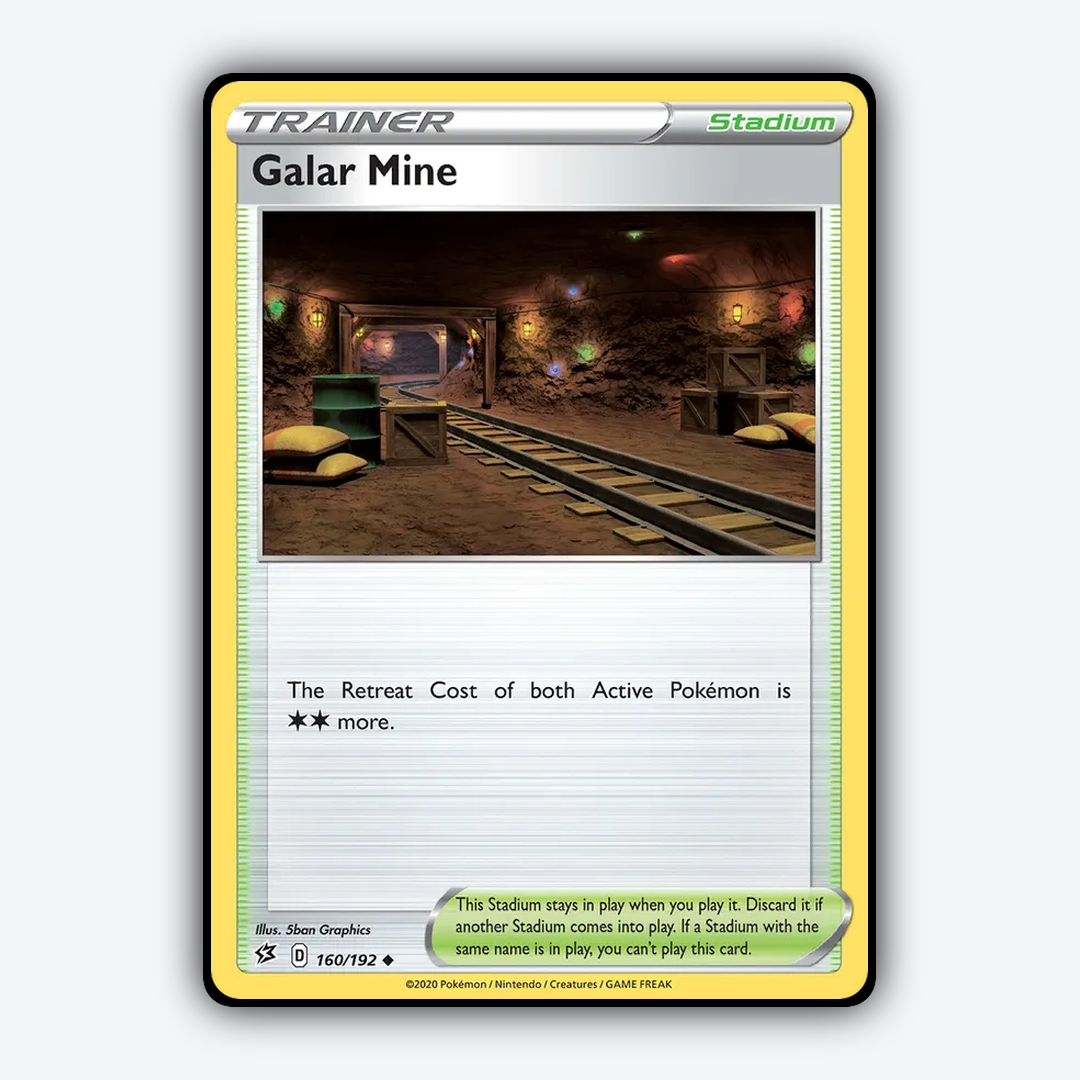 Galar Mine 160/192 - Rebel Clash Set - Card Rug