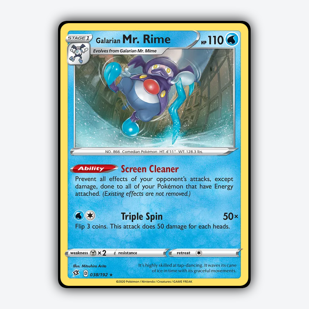 Galarian Mr. Rime 038/192 - Rebel Clash Set - Card Rug