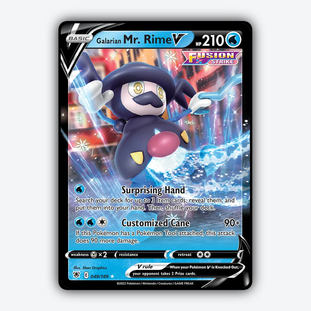 Galarian Mr. Rime V 049/189 - Astral Radiance Set - Card Rug