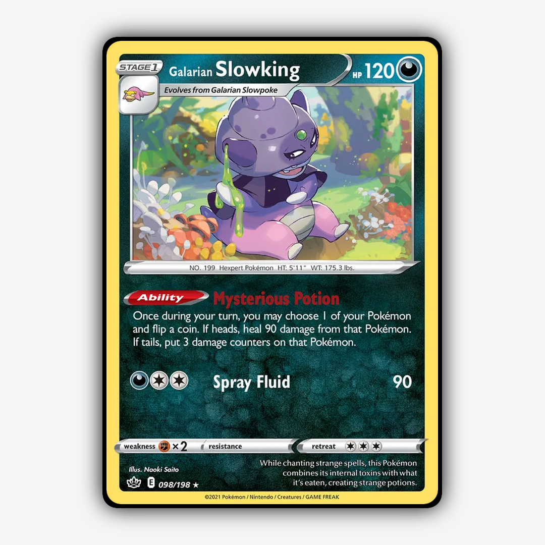Galarian Slowking 098/198 - Chilling Reign Set - Card Rug