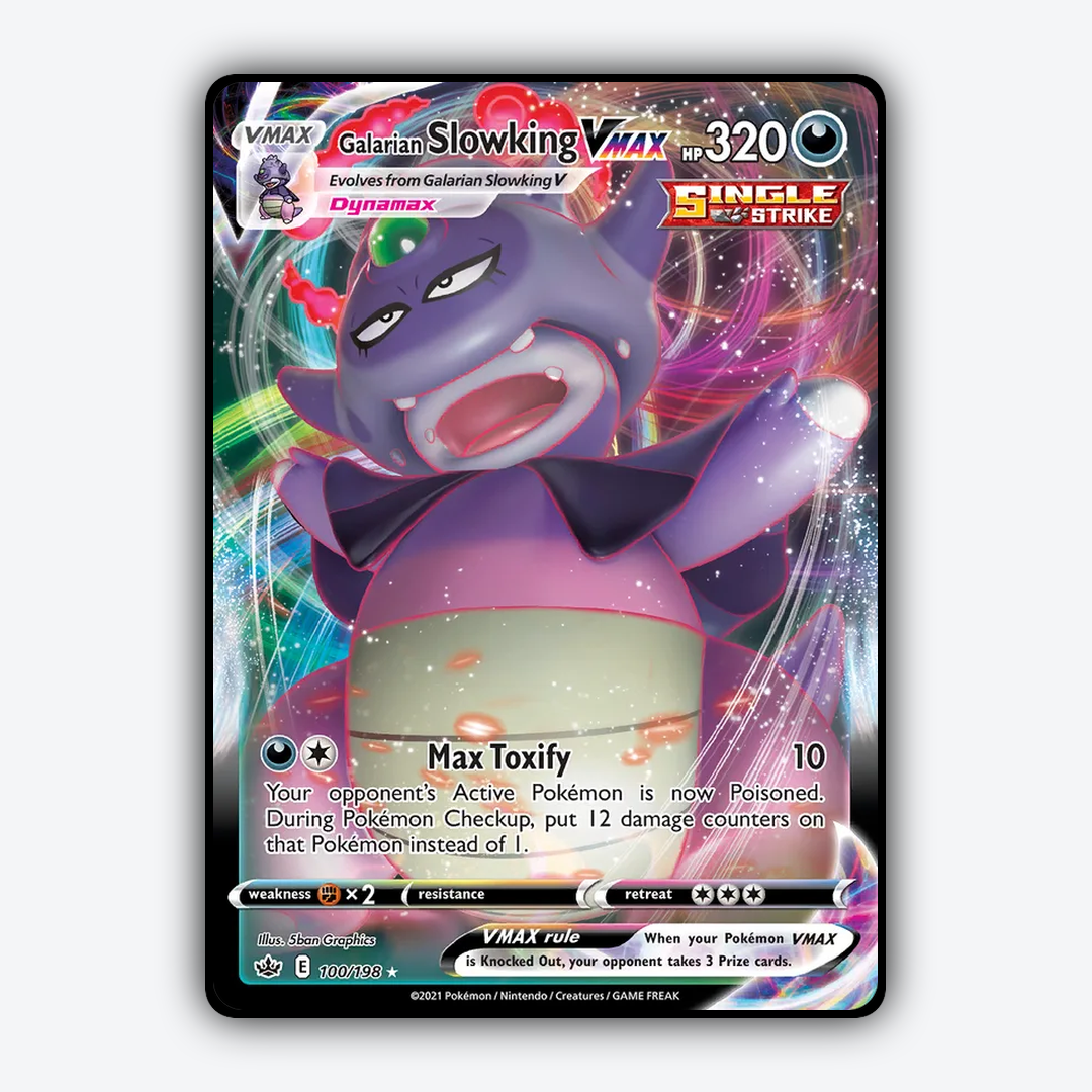 Galarian Slowking VMAX 100/198 - Chilling Reign Set - Card Rug