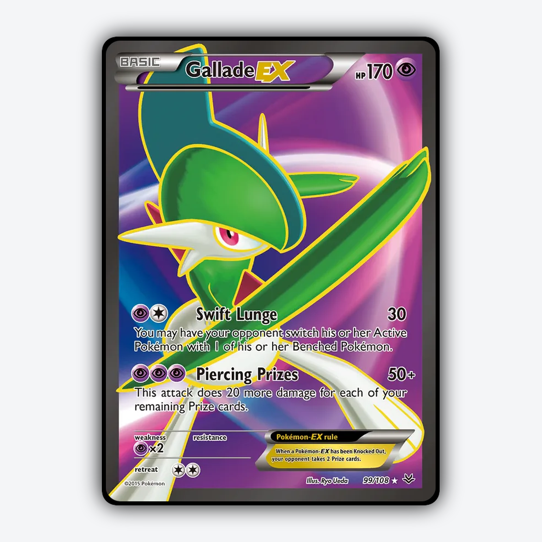 Gallade-EX 099/108 - Roaring Skies Set - Card Rug