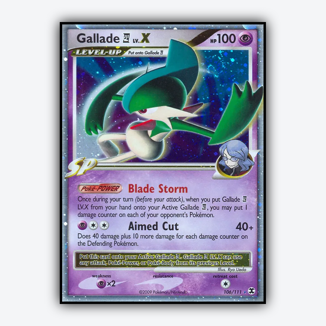 Gallade E4 LV.X 106/111 - Rising Rivals Set - Card Rug