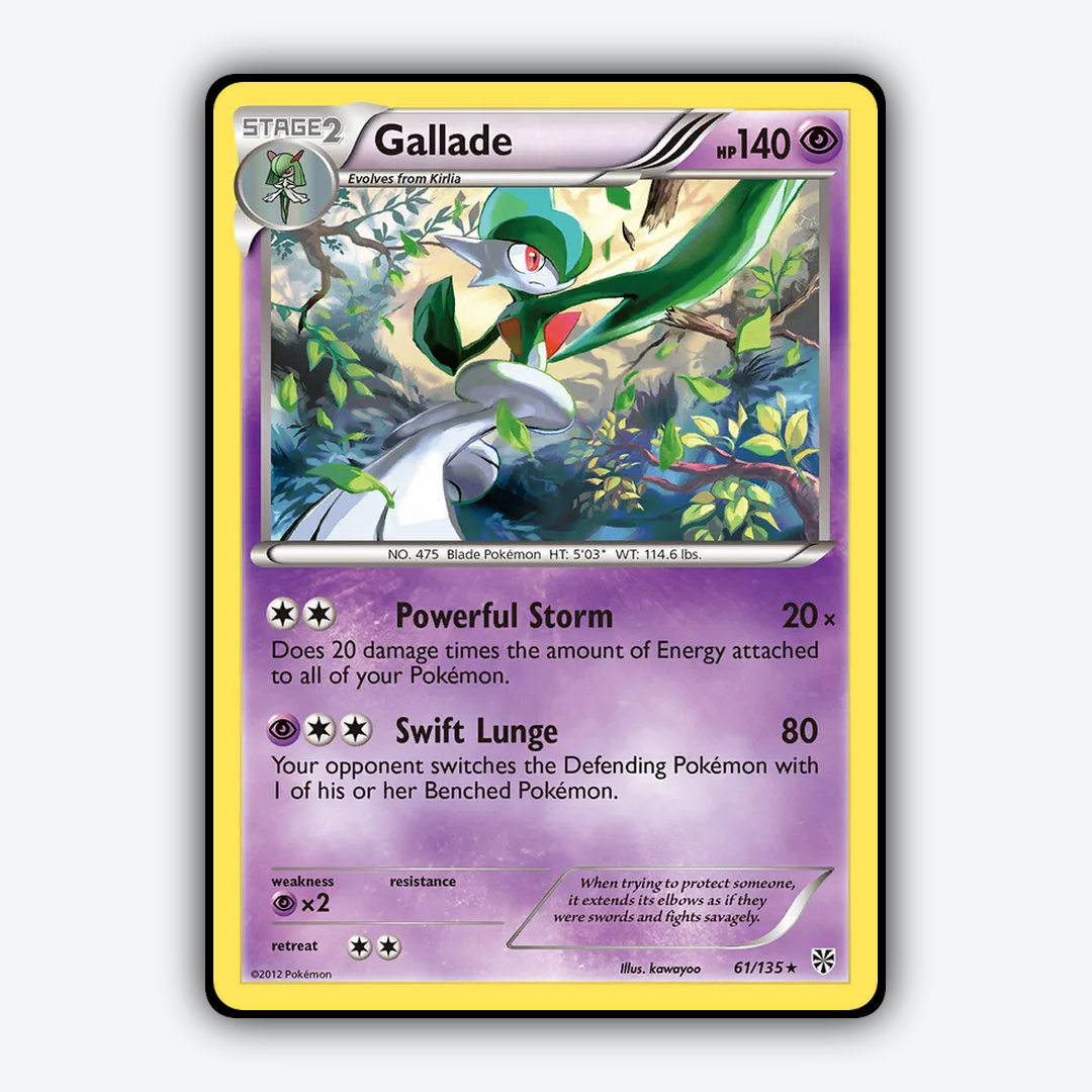 Gallade 061/135 - Plasma Storm Set - Card Rug