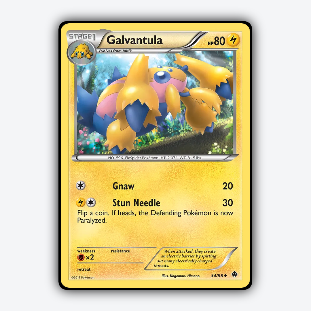 Galvantula 034/98 - Emerging Powers Set - Card Rug