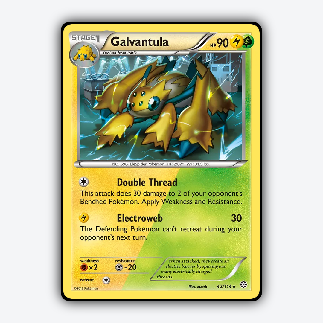 Galvantula 042/114 - Steam Siege Set - Card Rug