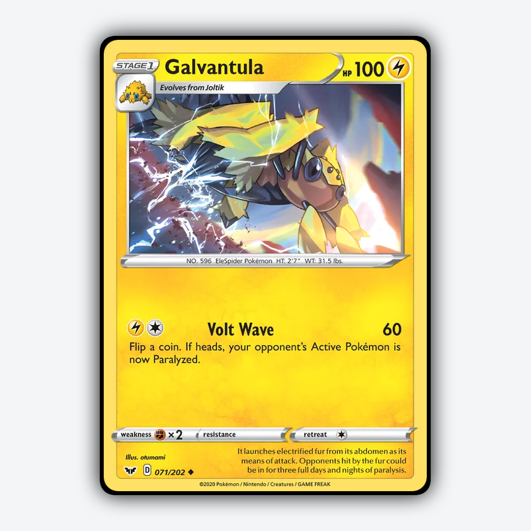 Galvantula 071/202 - Sword & Shield Set - Card Rug