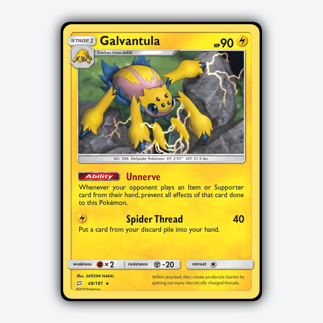 Galvantula 048/181 - Team Up Set - Card Rug